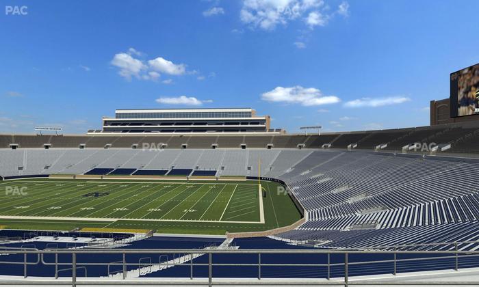Notre Dame Stadium - Section 125 Seat View