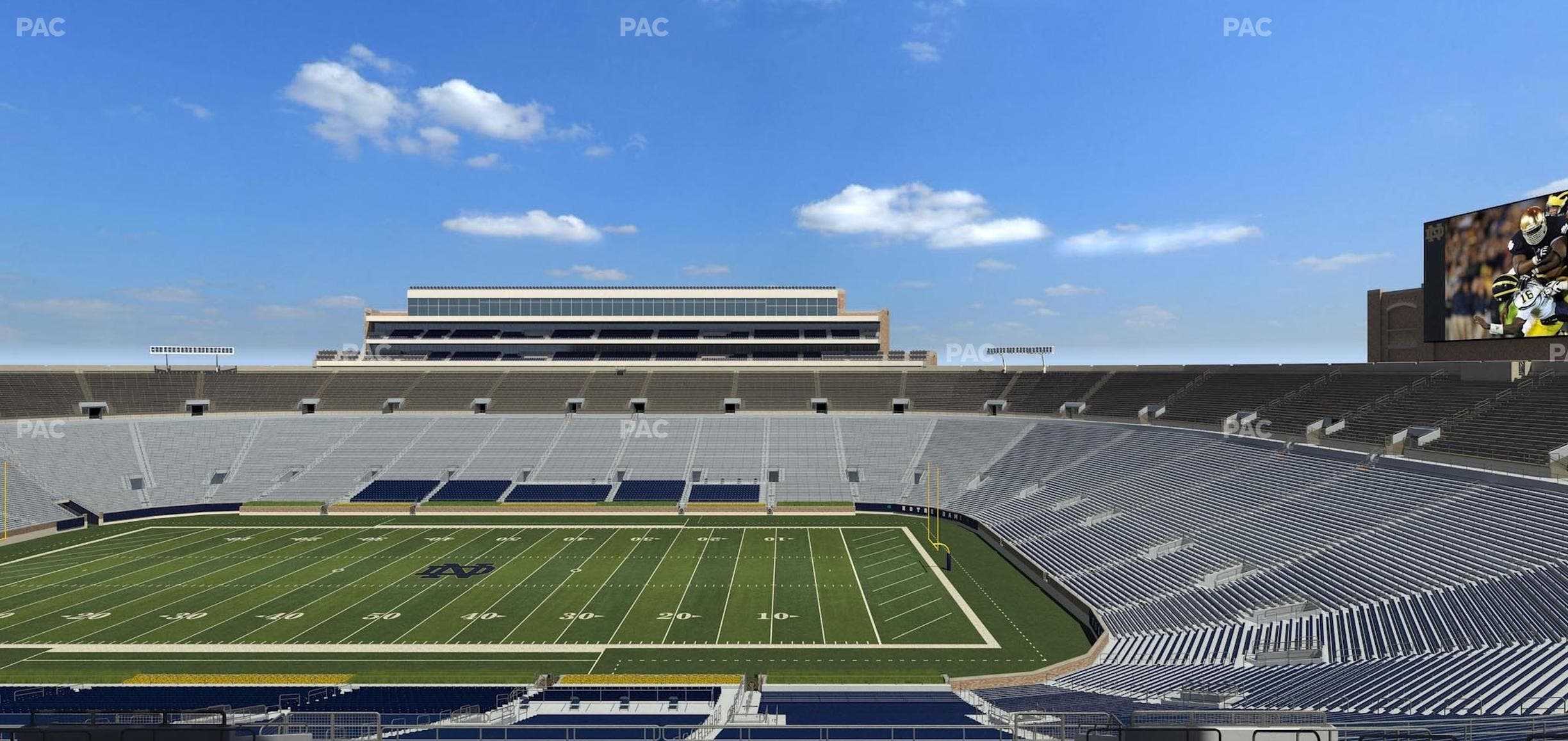 Notre Dame Stadium - Section 126 Seat View