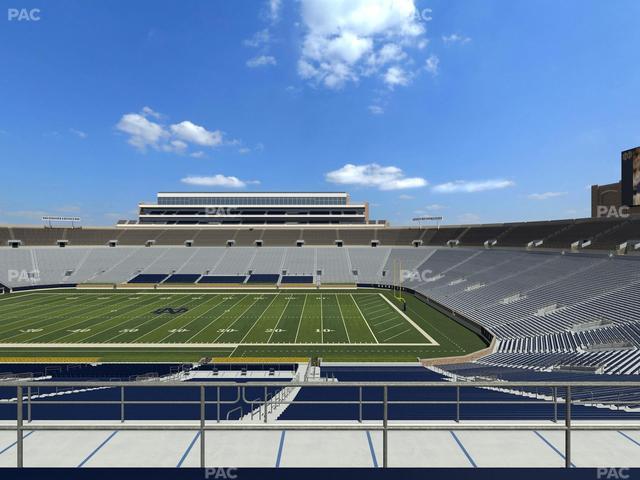 Notre Dame Stadium - Section 126 Seat View