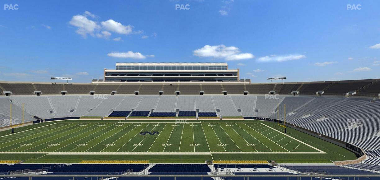 Notre Dame Stadium - Section 127 Seat View