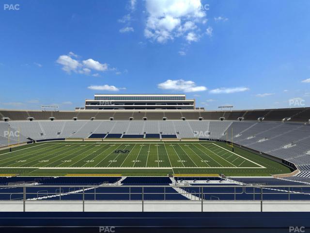 Notre Dame Stadium - Section 127 Seat View