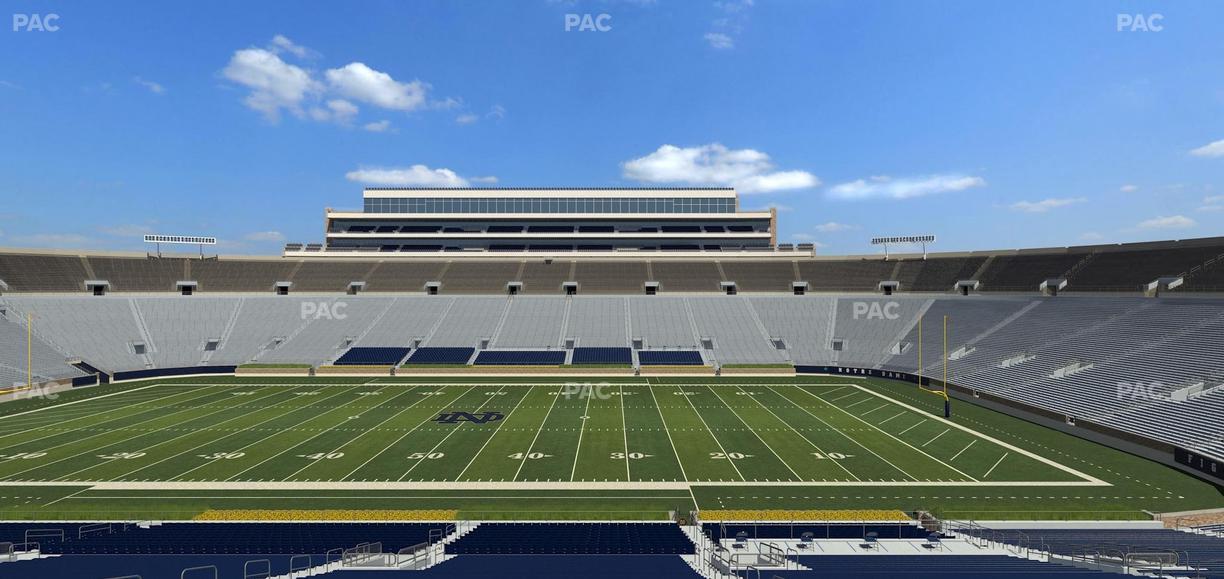 Notre Dame Stadium - Section 127 Seat View