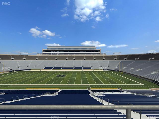 Notre Dame Stadium - Section 127 Seat View
