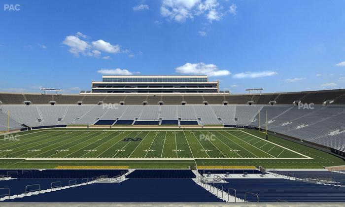 Notre Dame Stadium - Section 127 Seat View