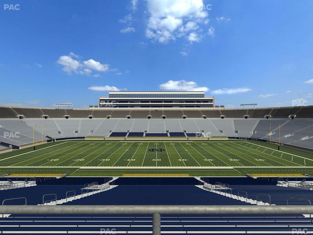 Notre Dame Stadium - Section 128 Seat View