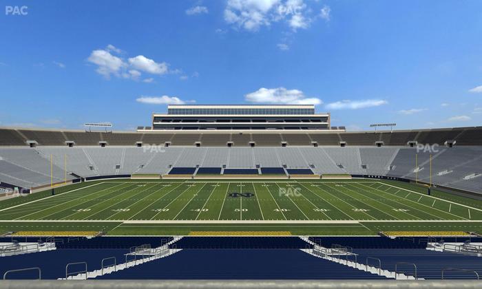 Notre Dame Stadium - Section 128 Seat View