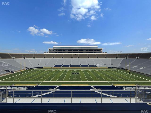 Notre Dame Stadium - Section 128 Seat View