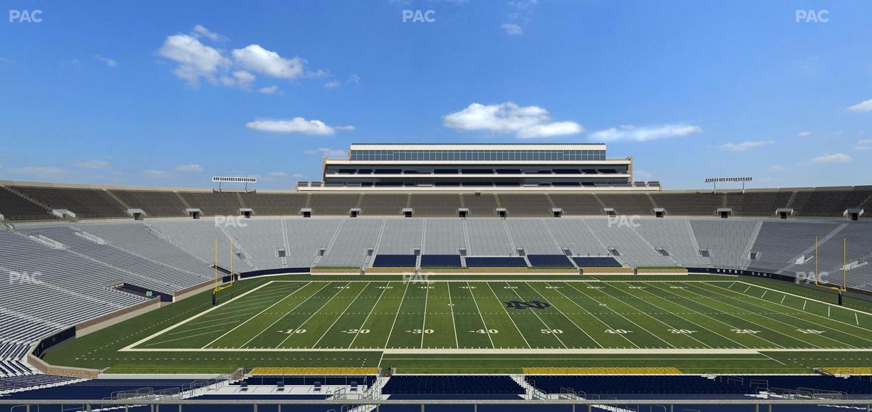 Notre Dame Stadium - Section 129 Seat View