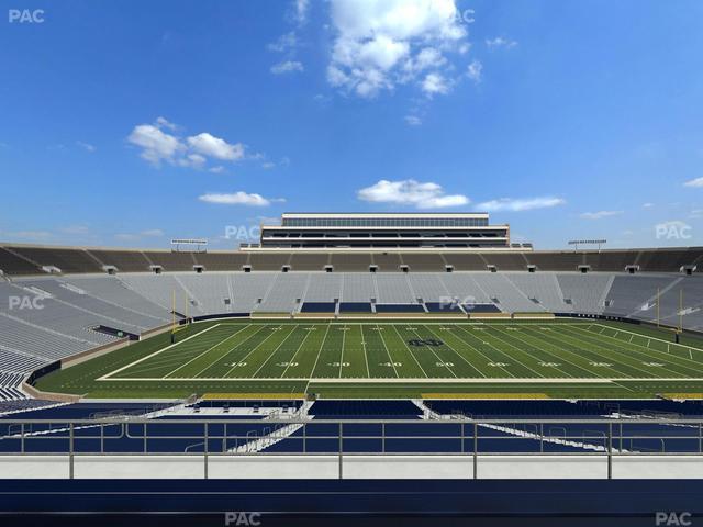 Notre Dame Stadium - Section 129 Seat View