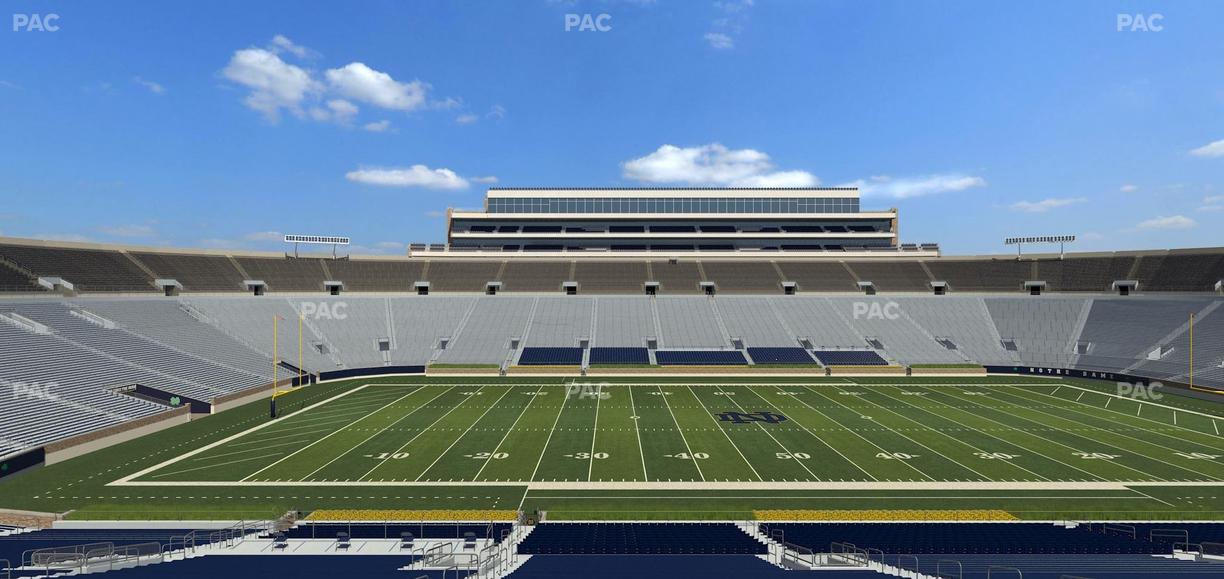 Notre Dame Stadium - Section 129 Seat View