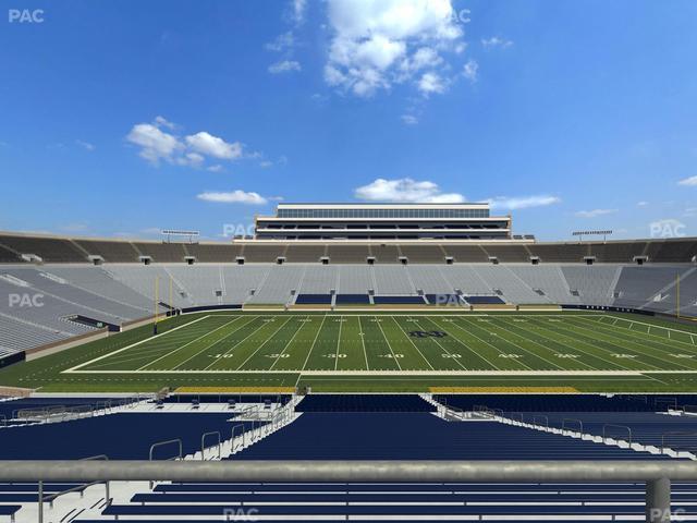 Notre Dame Stadium - Section 129 Seat View