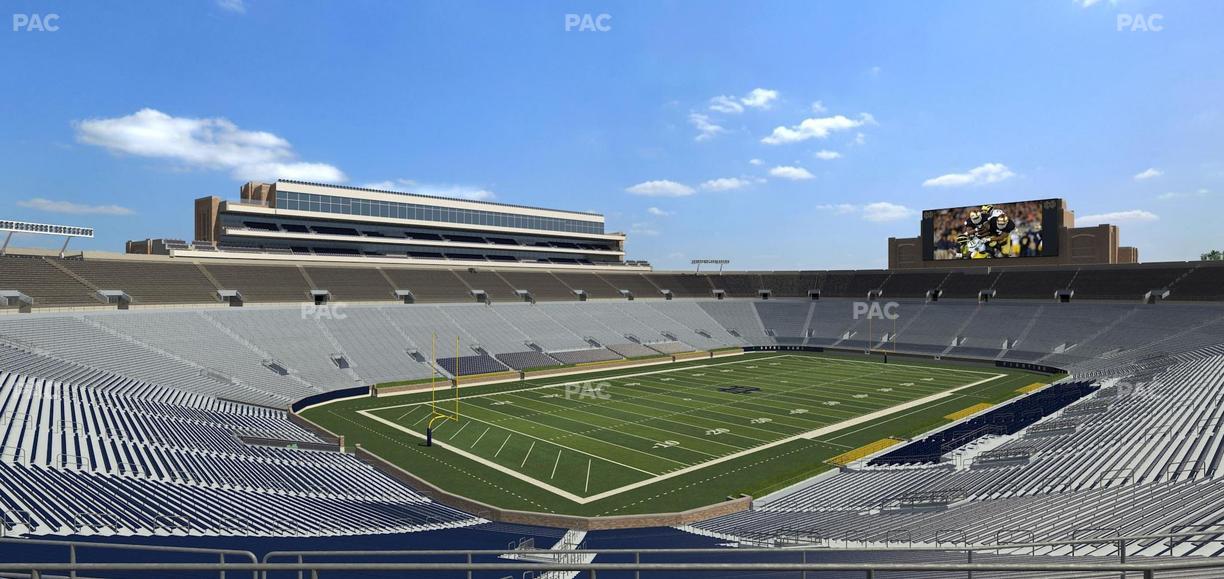 Notre Dame Stadium - Section 133 Seat View