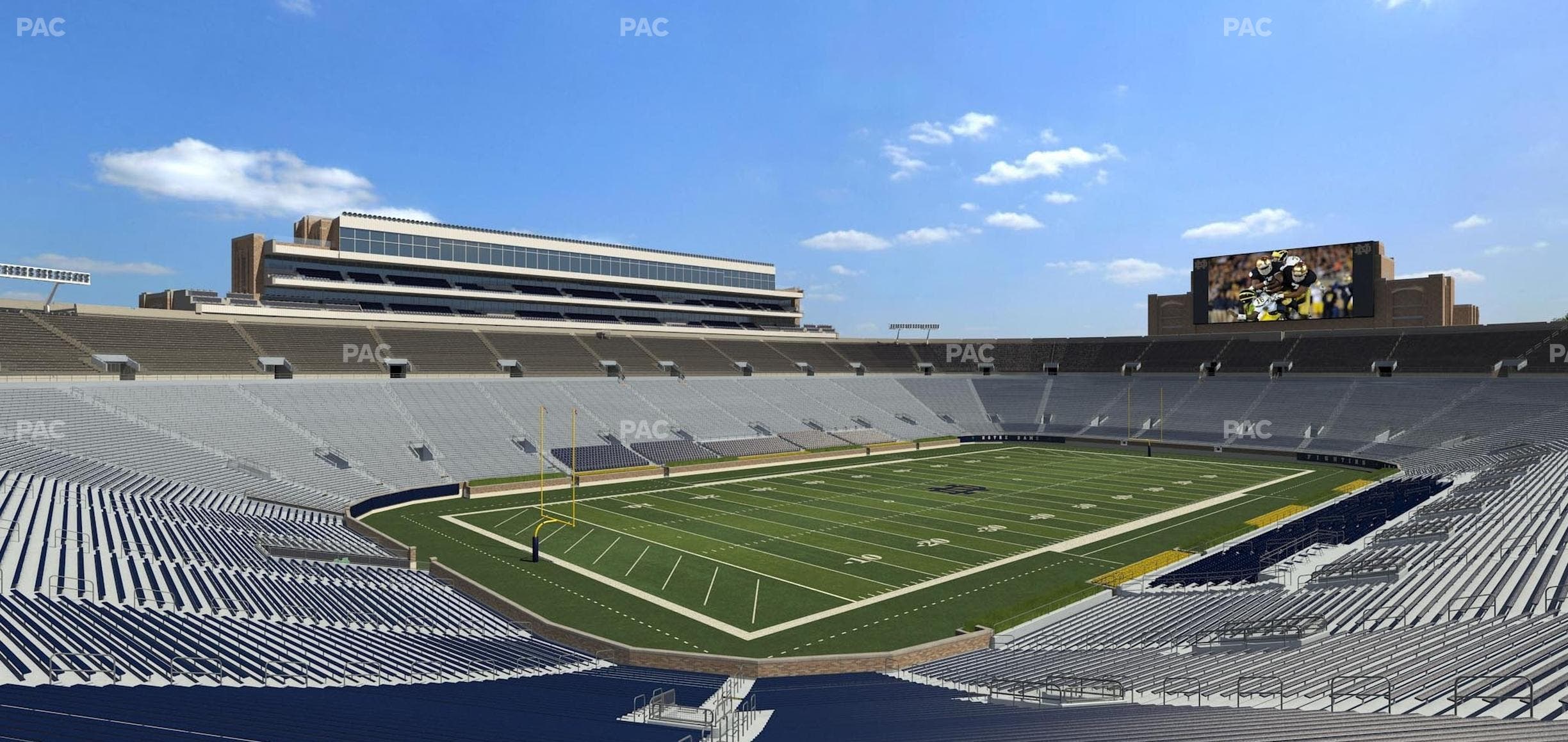 Notre Dame Stadium - Section 133 Seat View