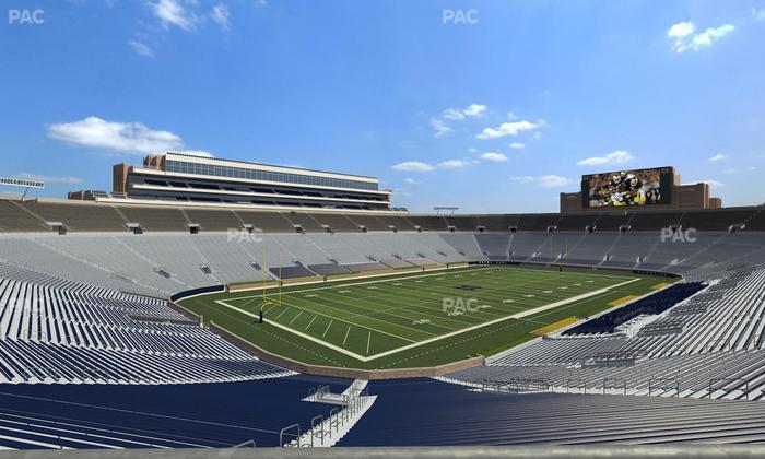 Notre Dame Stadium - Section 133 Seat View