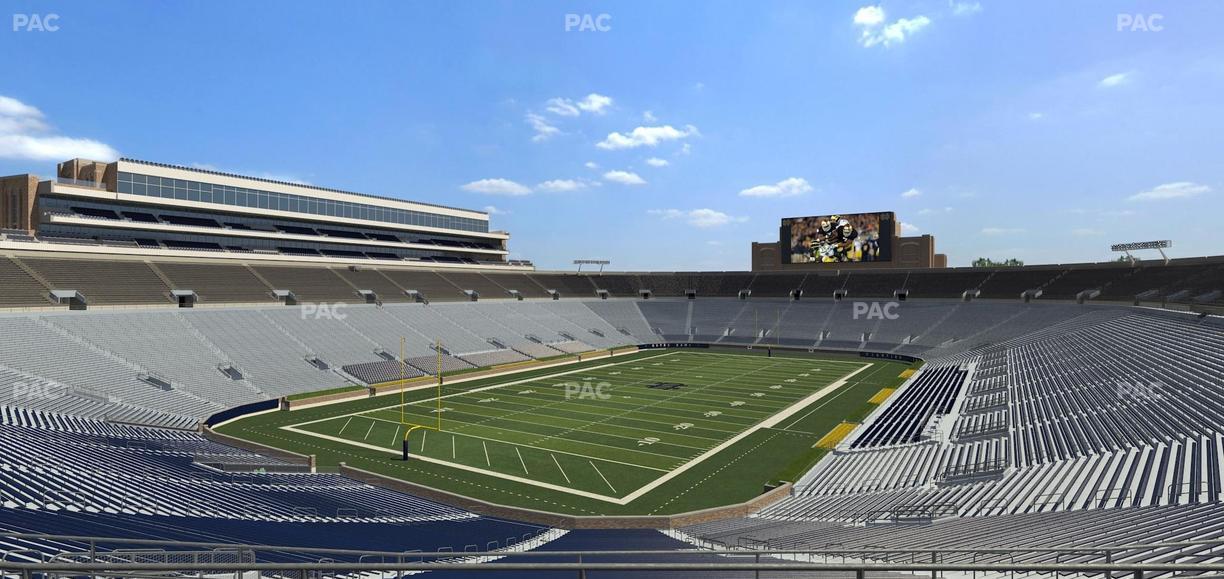 Notre Dame Stadium - Section 134 Seat View