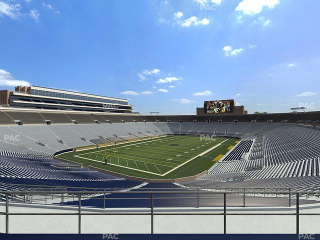 Notre Dame Stadium - Section 134 Seat View