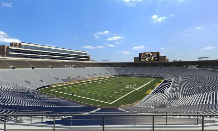 Notre Dame Stadium - Section 134 Seat View