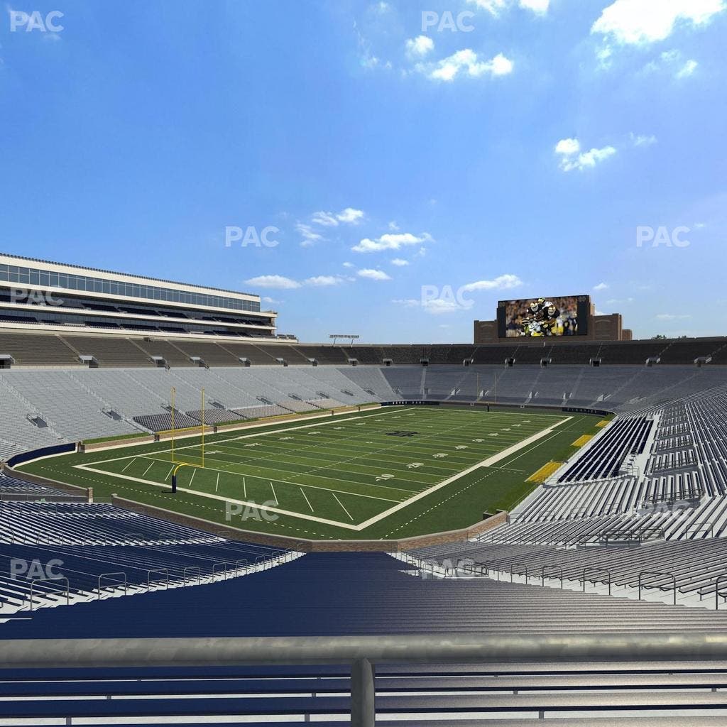Notre Dame Stadium - Section 134 Seat View