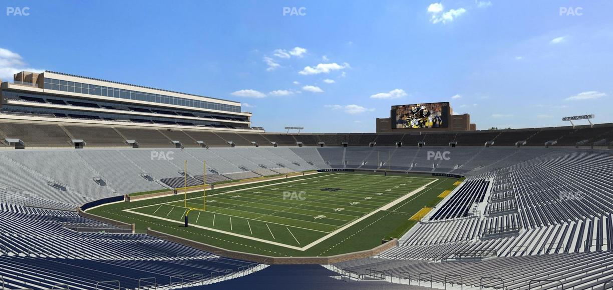 Notre Dame Stadium - Section 134 Seat View