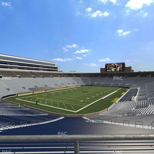 Notre Dame Stadium - Section 134 Seat View