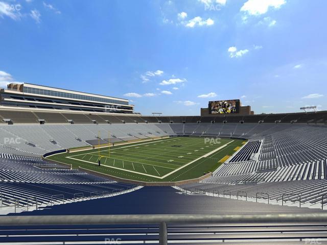 Notre Dame Stadium - Section 134 Seat View