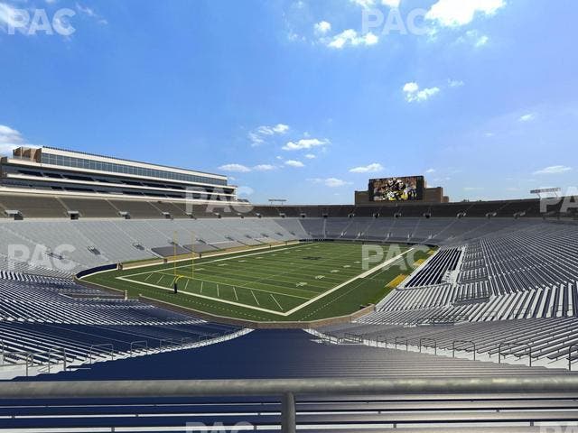 Notre Dame Stadium - Section 134 Seat View