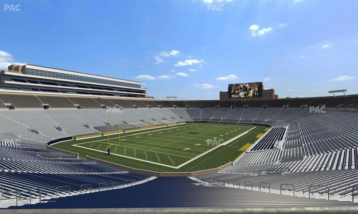 Notre Dame Stadium - Section 134 Seat View