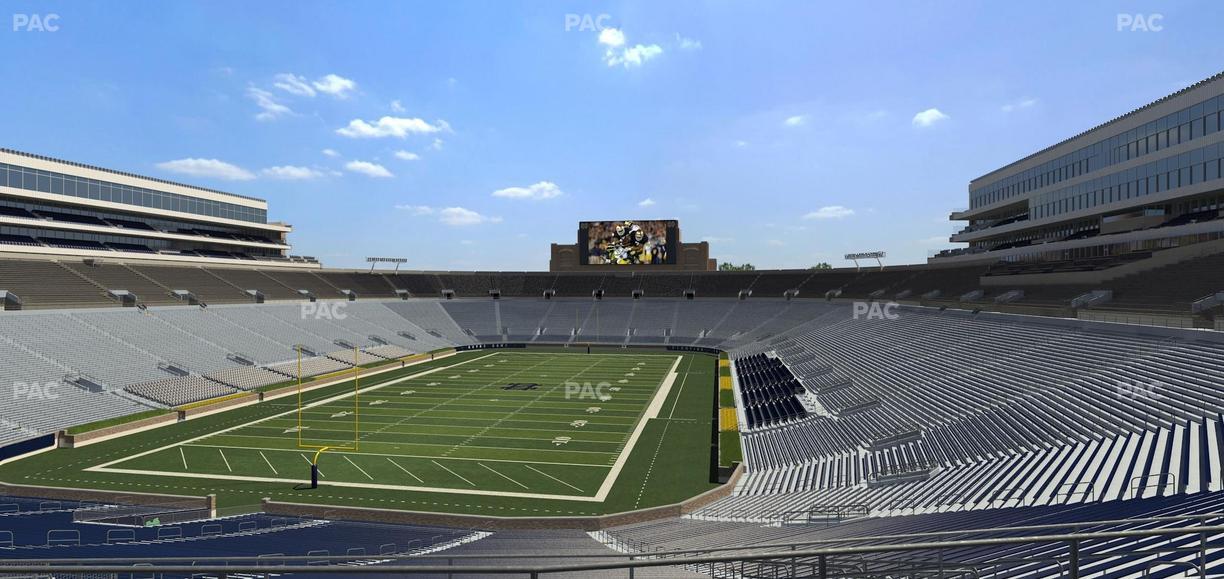 Notre Dame Stadium - Section 135 Seat View