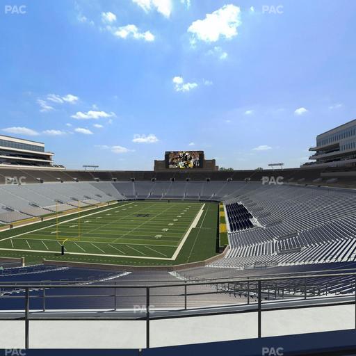 Notre Dame Stadium - Section 135 Seat View