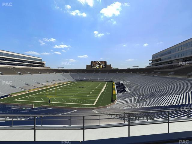 Notre Dame Stadium - Section 135 Seat View
