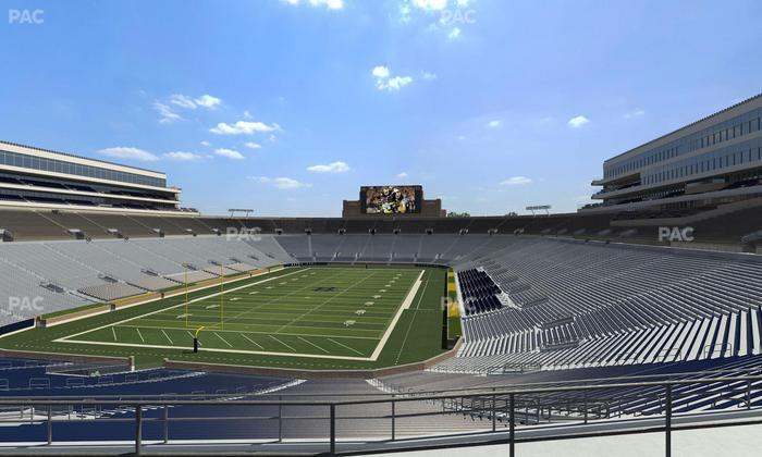 Notre Dame Stadium - Section 135 Seat View
