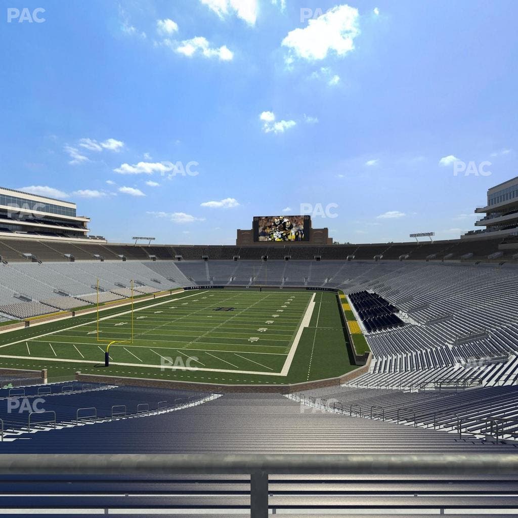 Notre Dame Stadium - Section 135 Seat View