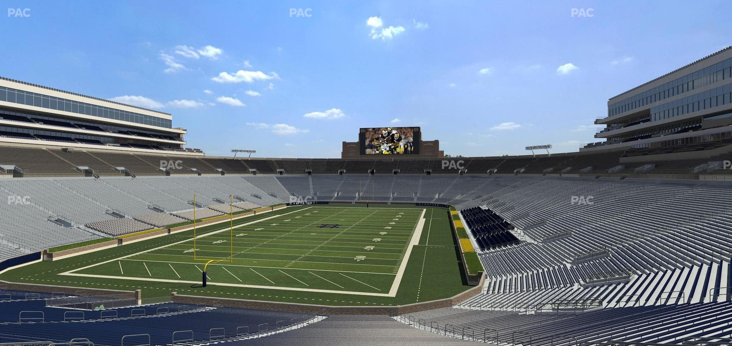 Notre Dame Stadium - Section 135 Seat View