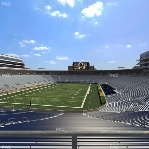 Notre Dame Stadium - Section 135 Seat View