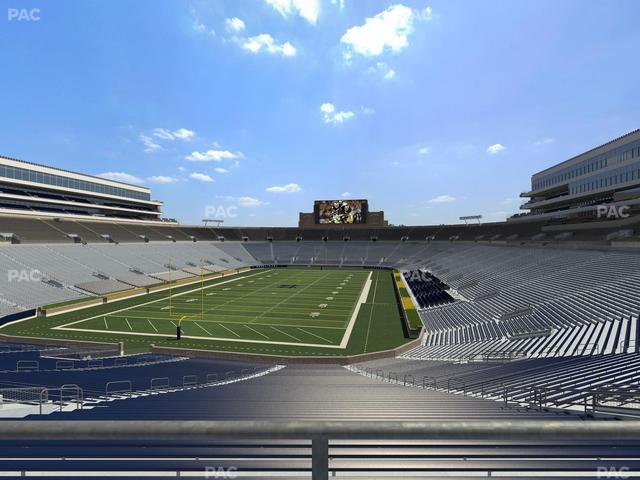 Notre Dame Stadium - Section 135 Seat View
