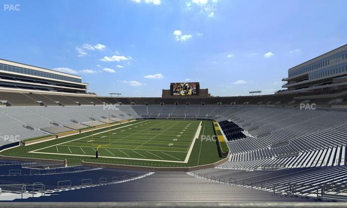 Notre Dame Stadium - Section 135 Seat View