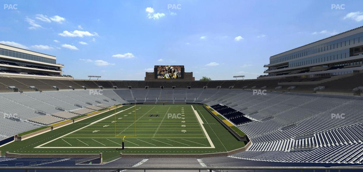 Notre Dame Stadium - Section 136 Seat View