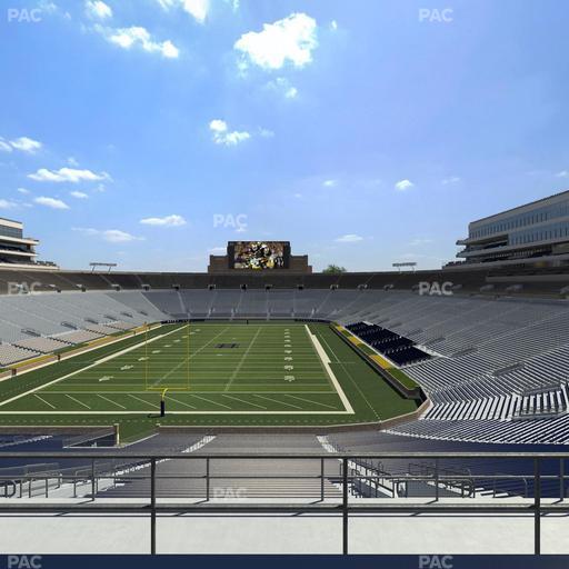 Notre Dame Stadium - Section 136 Seat View