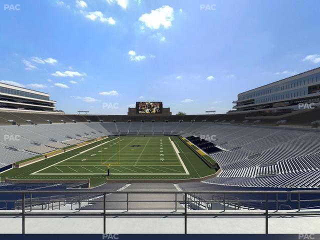 Notre Dame Stadium - Section 136 Seat View