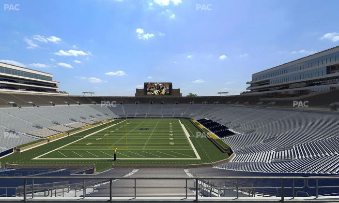 Notre Dame Stadium - Section 136 Seat View