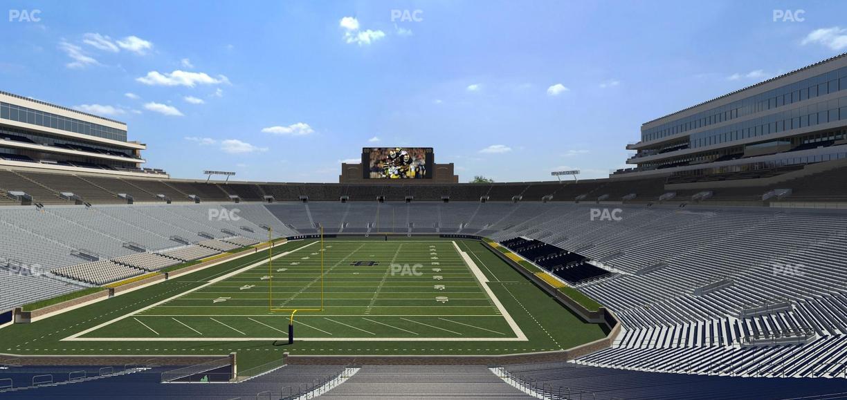 Notre Dame Stadium - Section 136 Seat View