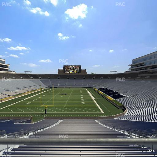 Notre Dame Stadium - Section 136 Seat View