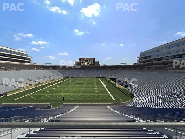 Notre Dame Stadium - Section 136 Seat View