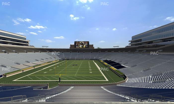 Notre Dame Stadium - Section 136 Seat View