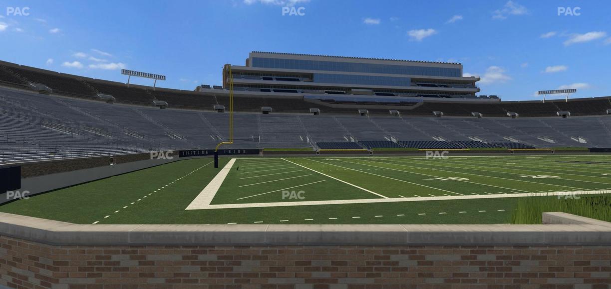 Notre Dame Stadium - Section 14 Seat View