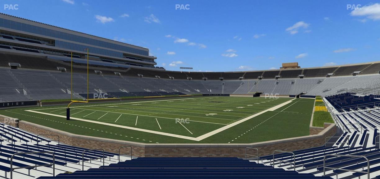 Notre Dame Stadium - Section 16 Seat View
