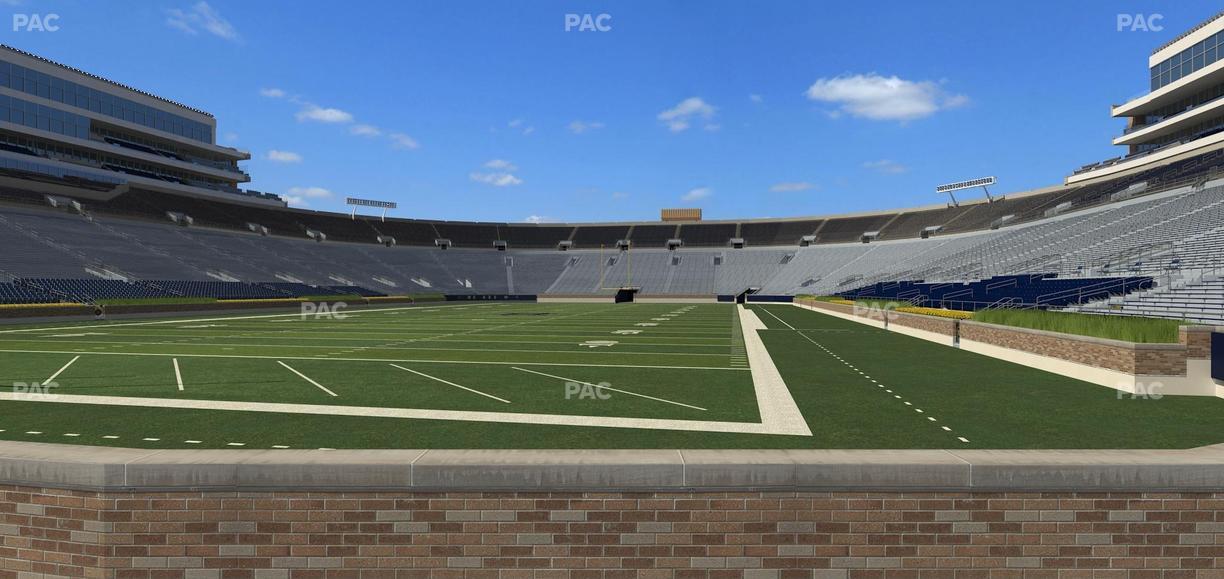 Notre Dame Stadium - Section 17 Seat View