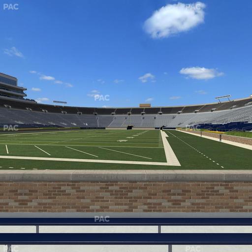 Notre Dame Stadium - Section 17 Seat View