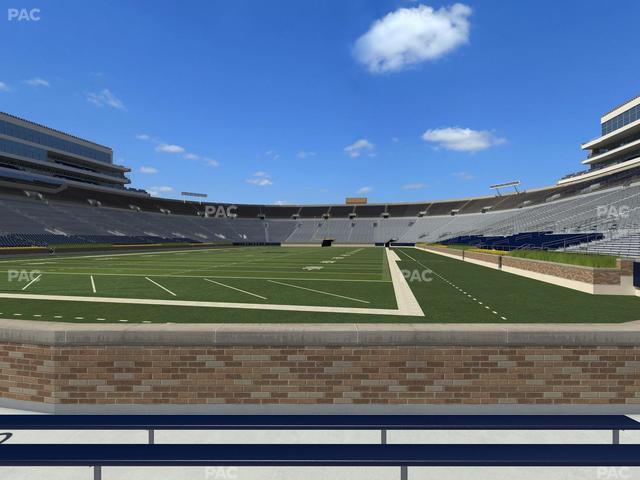 Notre Dame Stadium - Section 17 Seat View
