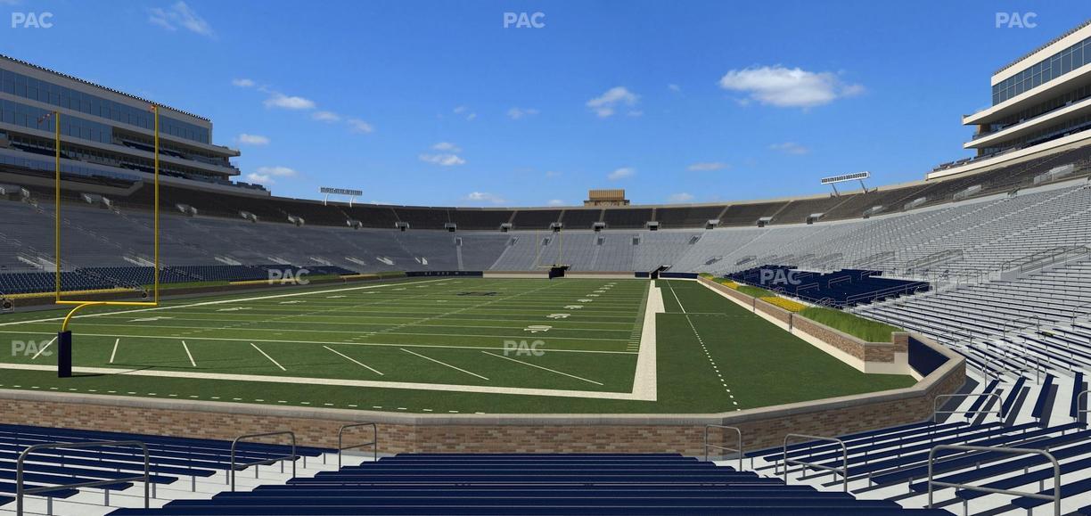 Notre Dame Stadium - Section 17 Seat View